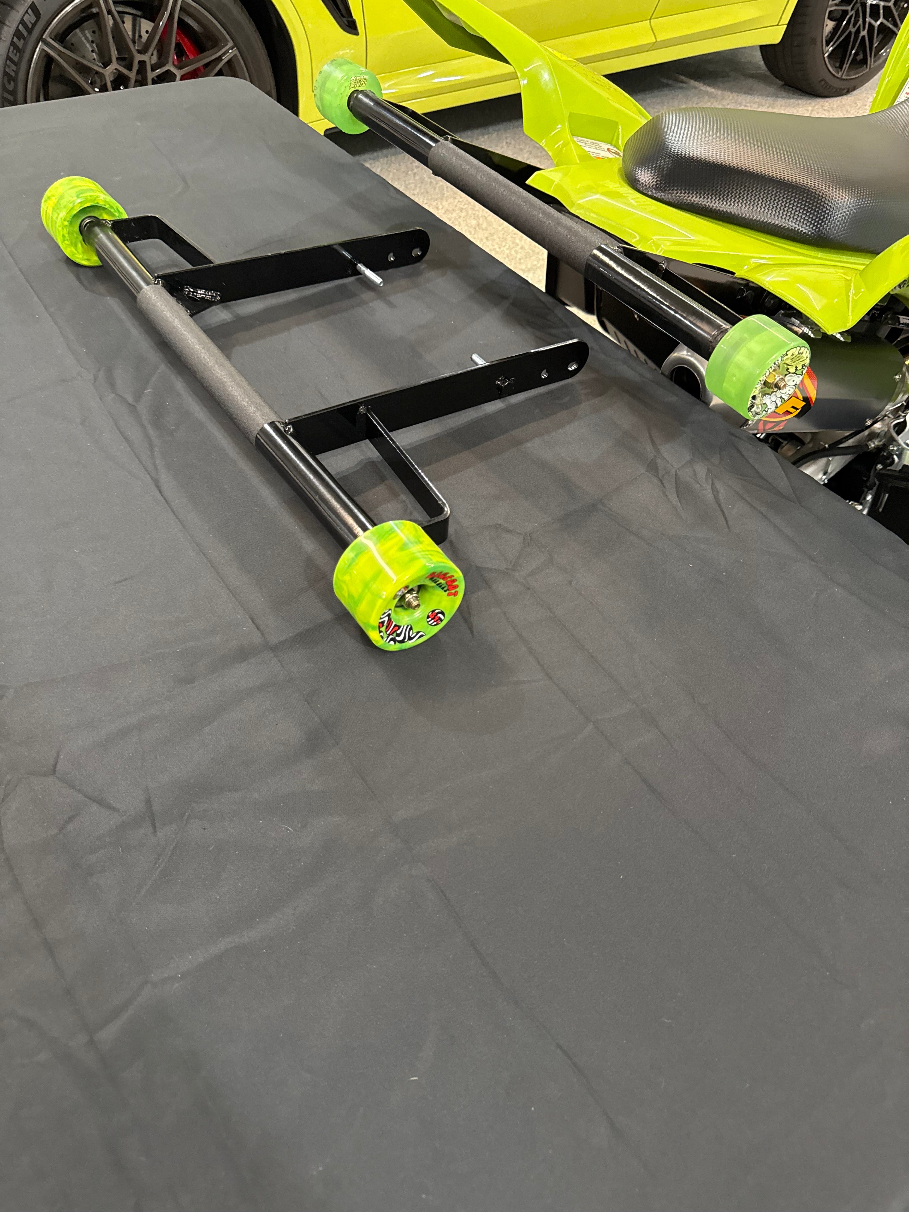 Raptor 700 grab bar with wheels